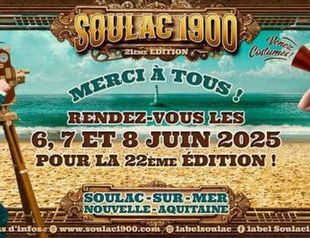 Soulac 1900 année 2025